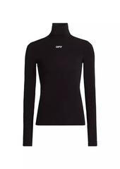 Off-White Off-Stamp Second-Skin Turtleneck Top