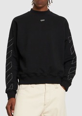 Off-White Off Stitch Skate Cotton Sweatshirt