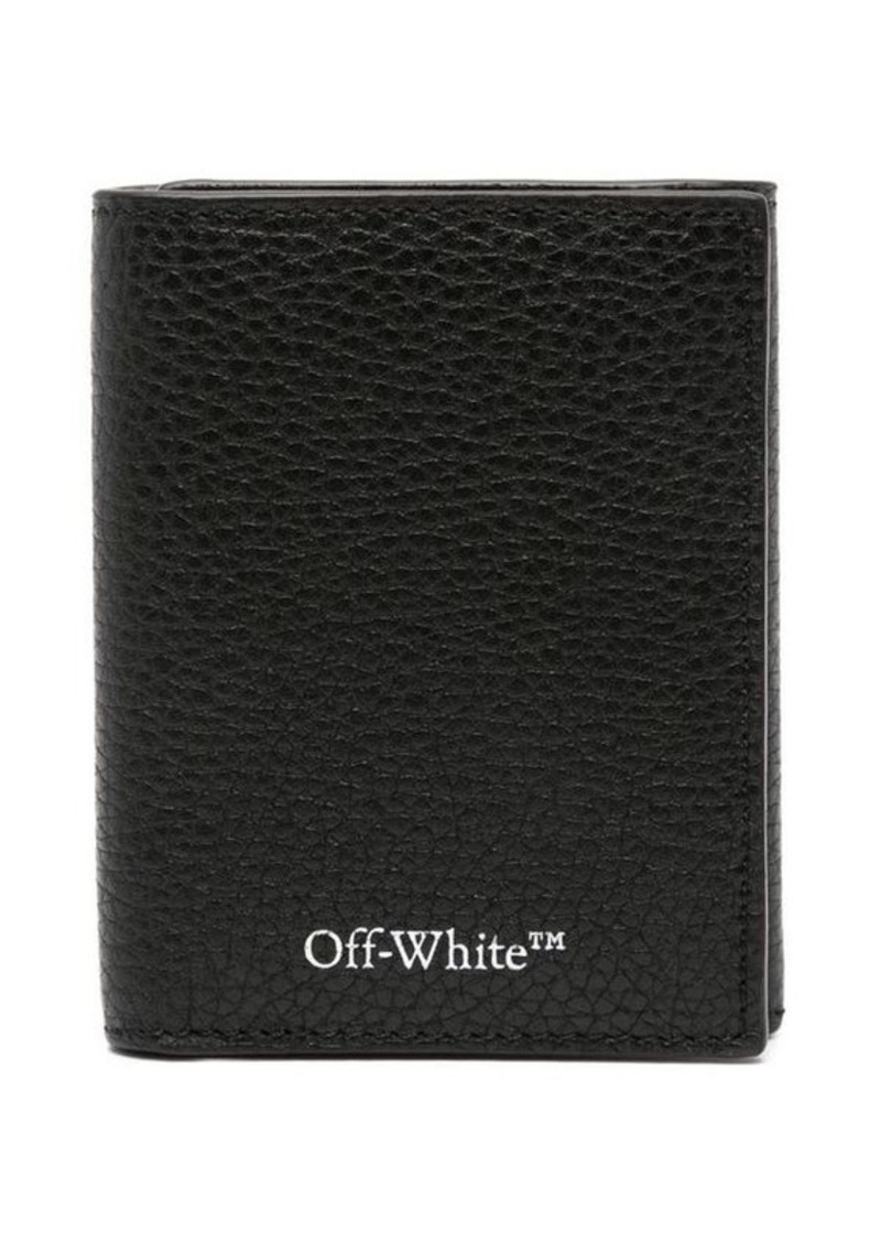OFF-WHITE 3D Diag leather wallet