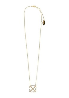 OFF-WHITE Arrow Pavé Pendant necklace