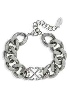 Off-White Arrows Curb Chain Bracelet