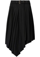 OFF-WHITE Belted pleated skirt