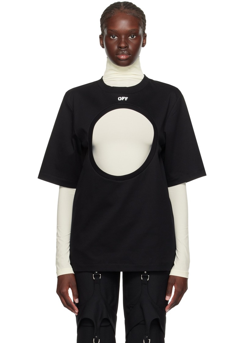 Off-White Black & Off-White Meteor Long Sleeve T-Shirt