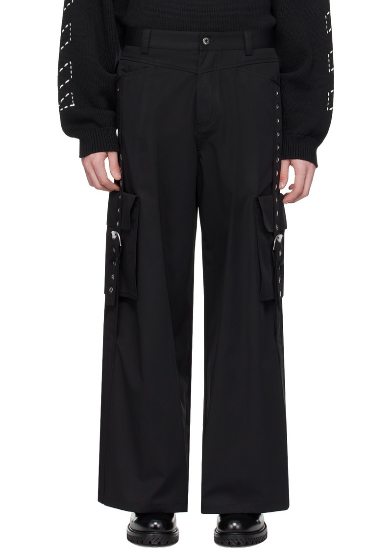 Off-White Black Buckles Cargo Pants