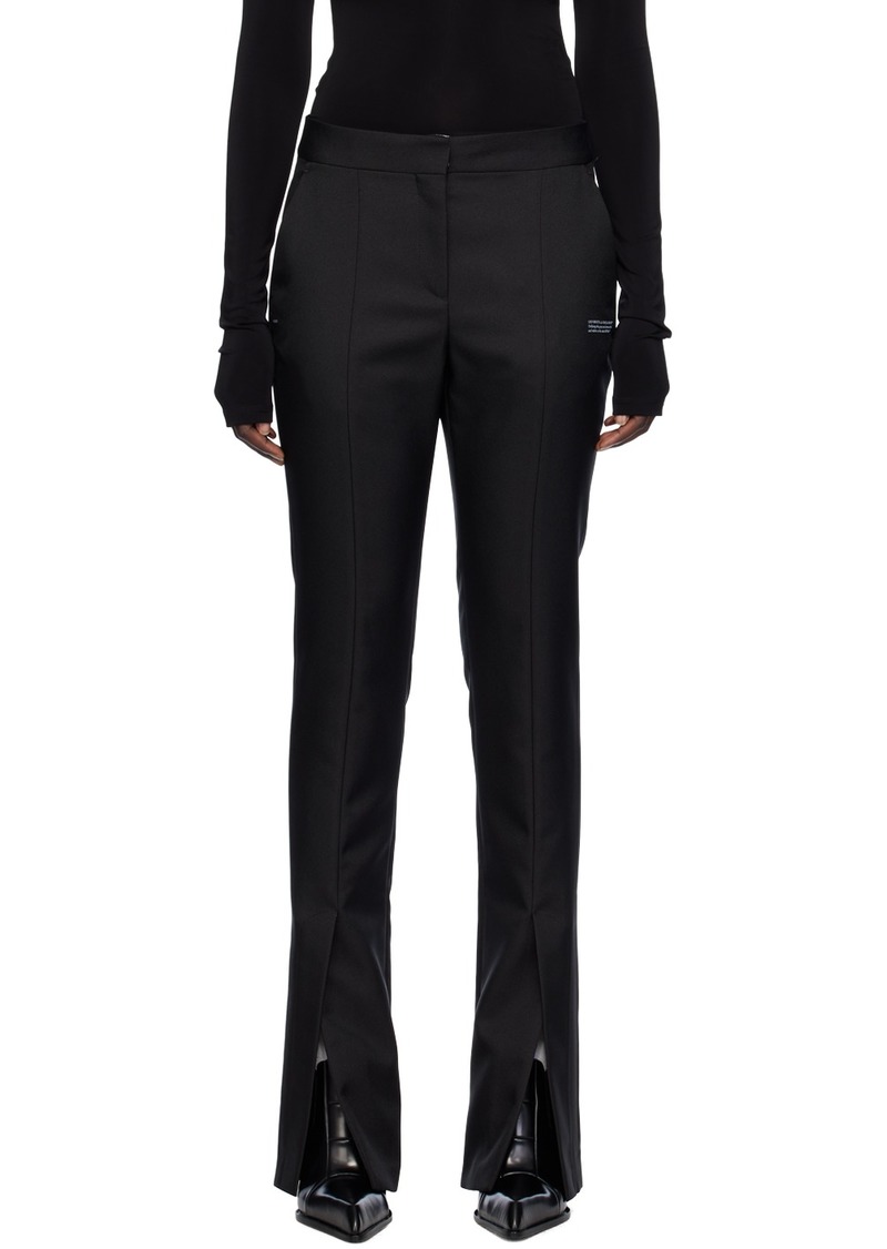 Off-White Black Corporate Tech Trousers