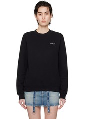 Off-White Black Embroidered Sweatshirt