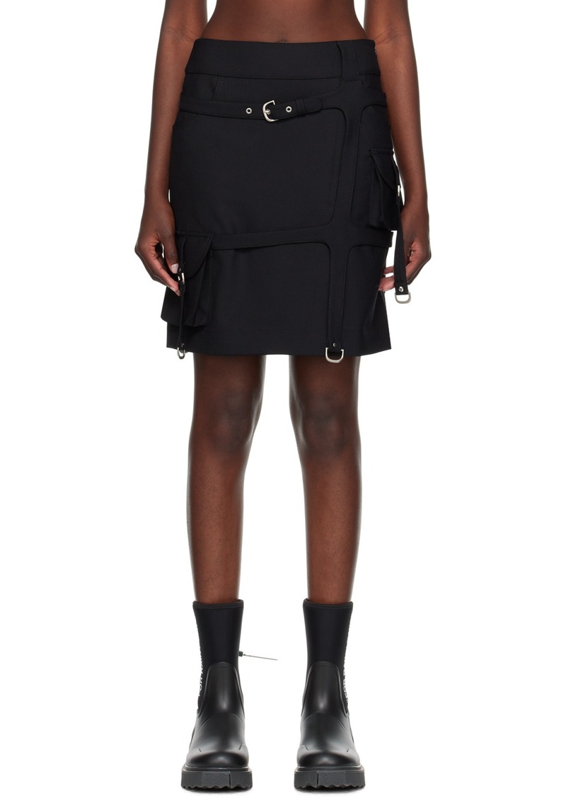 Off-White Black Harness Midi Skirt
