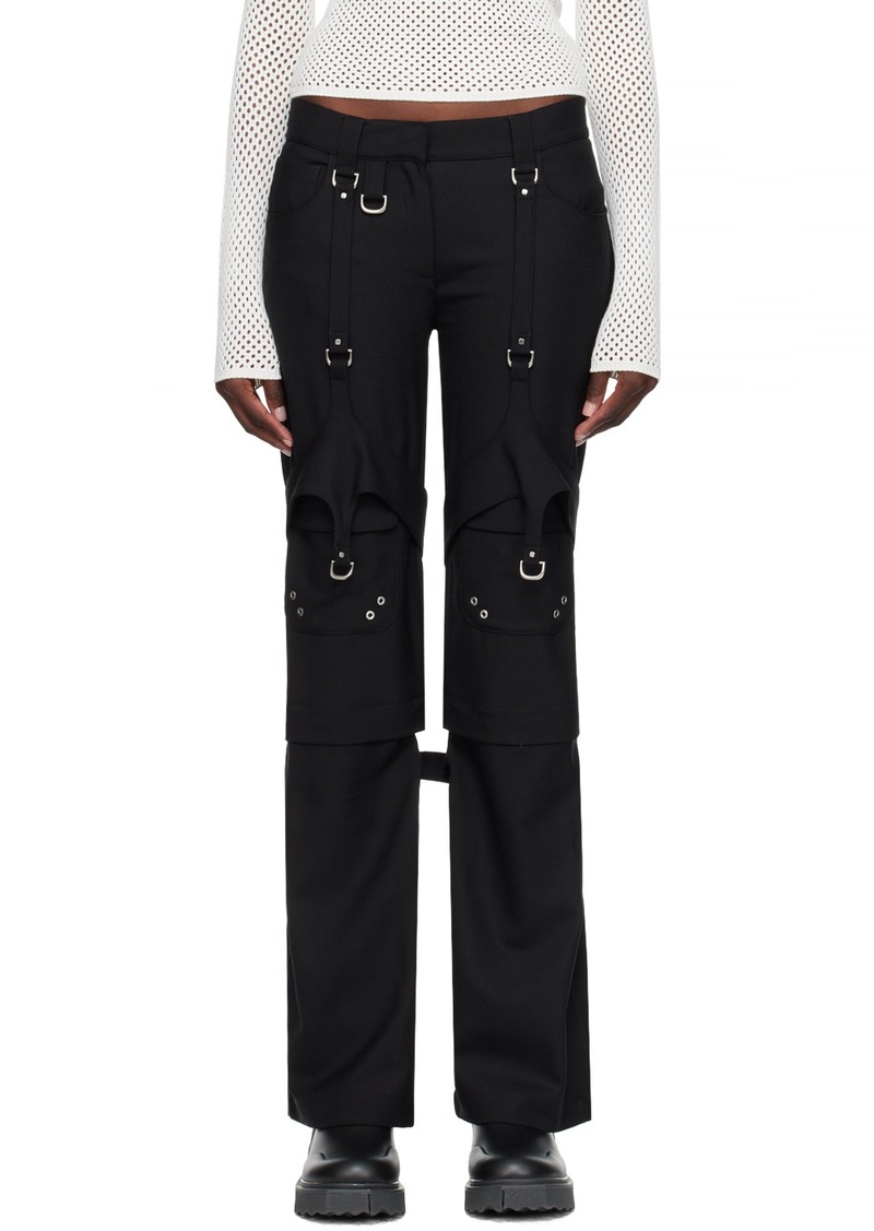 Off-White Black Harness Trousers