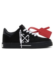 Off-White Black New Low Vulcanized Canvas Sneakers