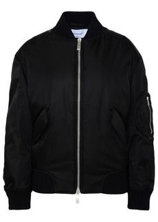 OFF-WHITE Black nylon bomber jacket