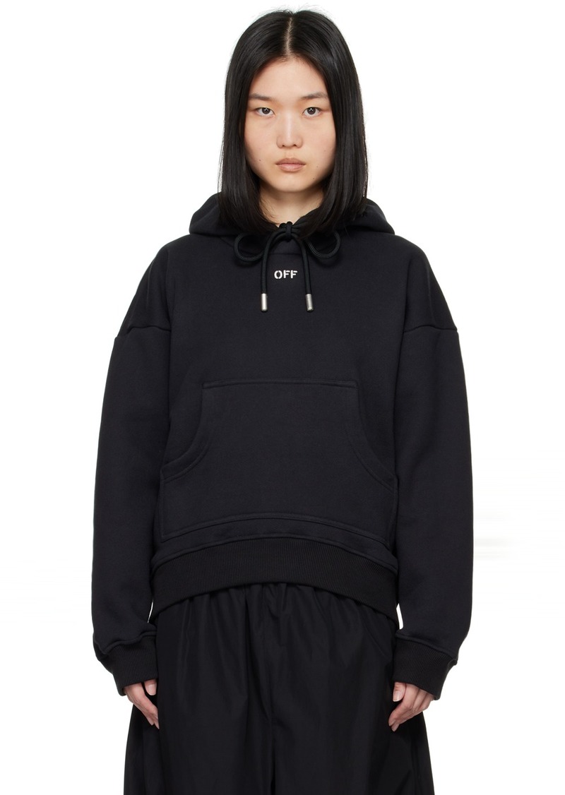 Off-White Black Off Stamp Round Hoodie