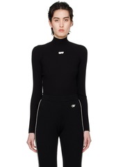 Off-White Black Patch Turtleneck