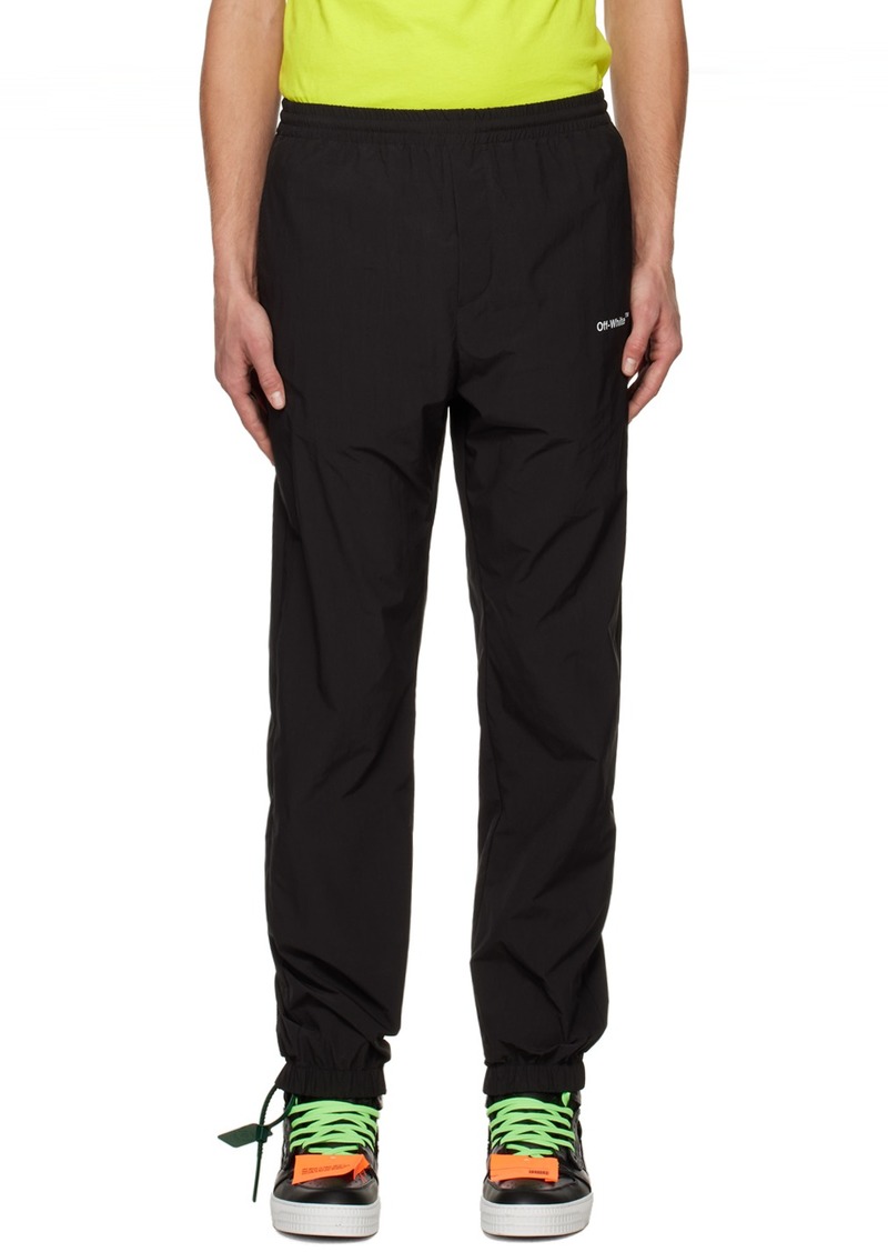 Off-White Black Printed Lounge Pants