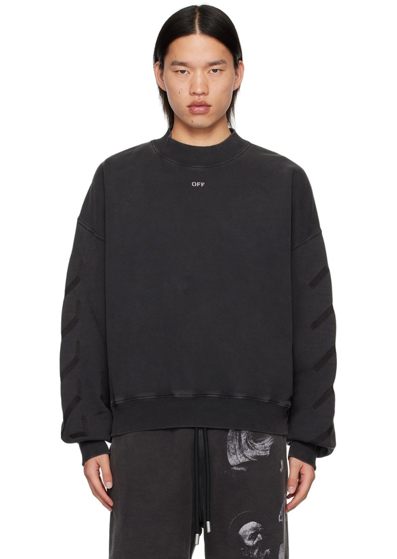 Off-White Black S. Matthew Over Sweatshirt