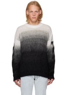 Off-White Black Striped Sweater