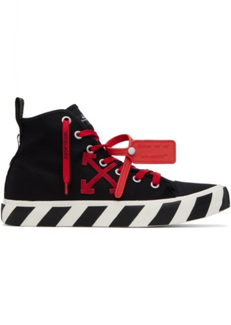 Off-White Black Vulcanized Sneakers