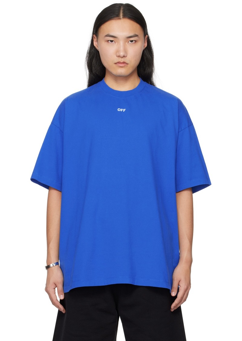 Off-White Blue Stamp T-Shirt