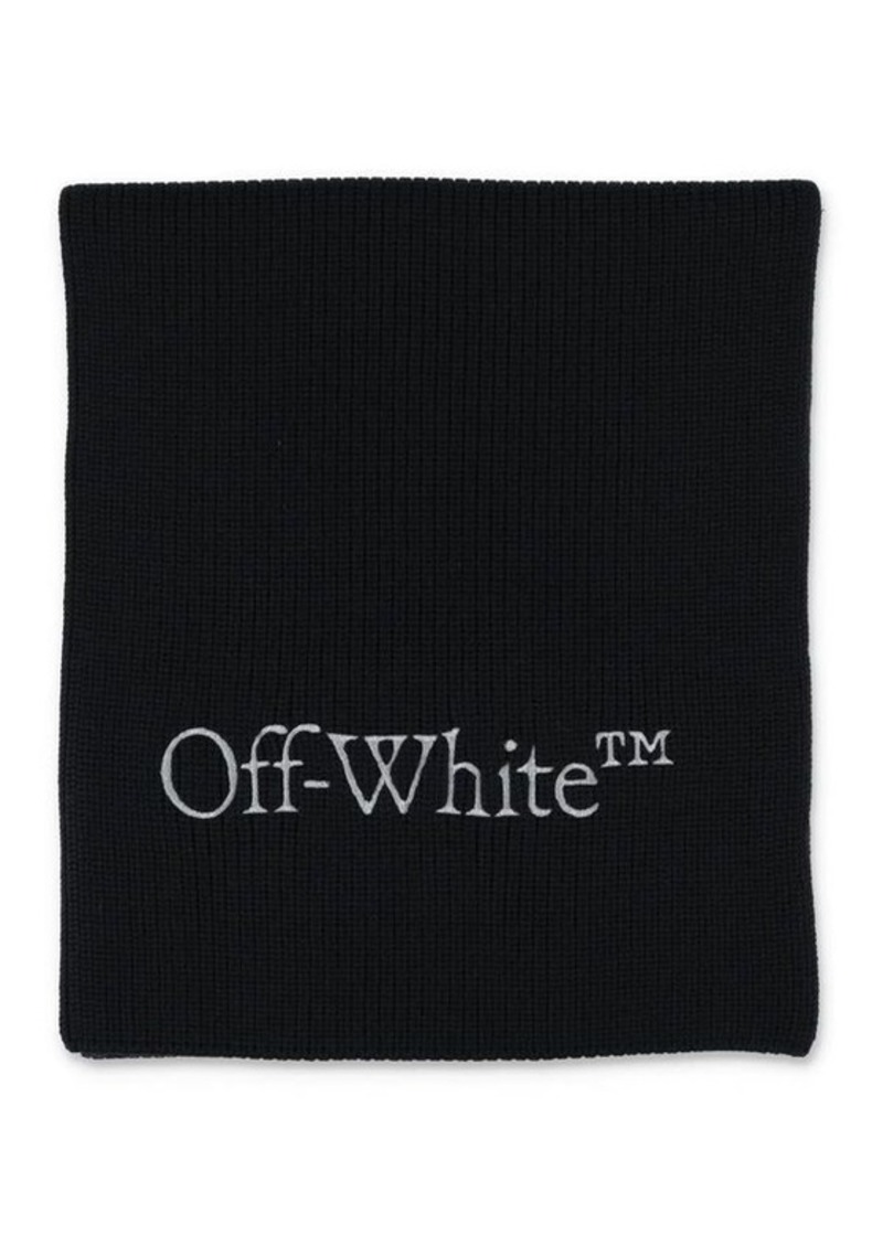 OFF-WHITE Bookish knit scarf