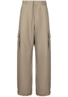 OFF-WHITE CARGO OW EMB DRILL WIDE LEG