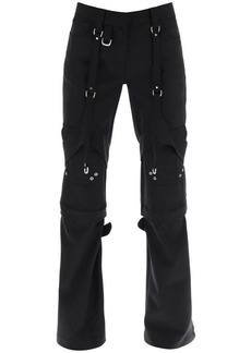 Off-white cargo pants in wool blend