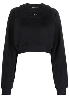 OFF-WHITE Ccropped sweatshirt