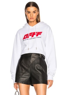 OFF-WHITE Cropped Hoodie