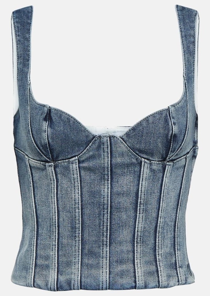 Off-White Denim bustier