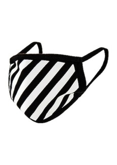 OFF-WHITE Diagonal Stripe Mask