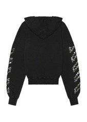 OFF-WHITE Eyelet Diags Over Hoodie