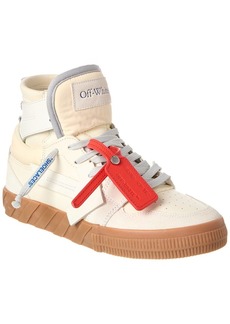 Off-White Floating Arrow Leather & Suede High Top Sneaker