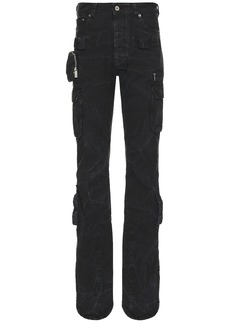 OFF-WHITE Garment Dyed Canvas Round Cargo Pant