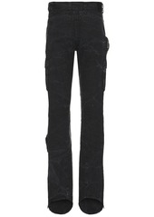 OFF-WHITE Garment Dyed Canvas Round Cargo Pant