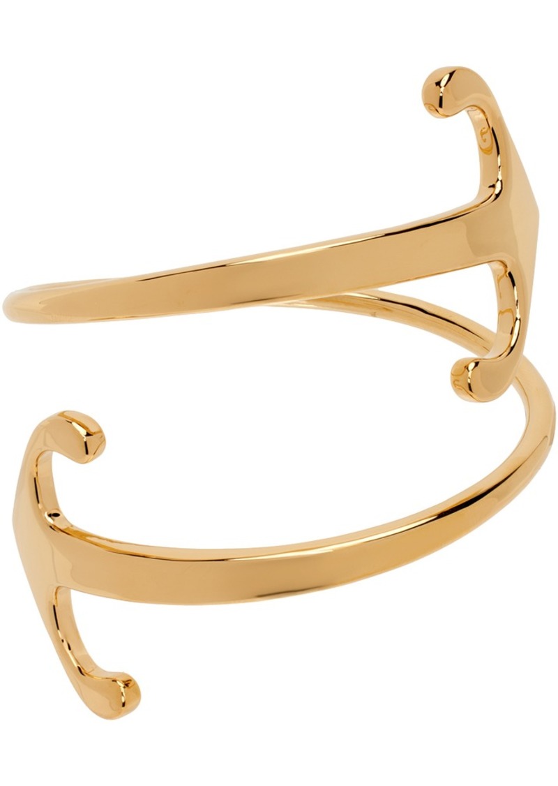 Off-White Gold Mono Arrow Bracelet