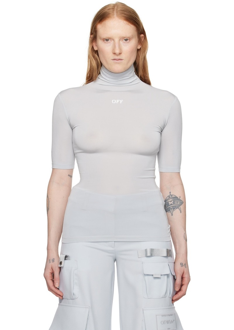 Off-White Gray Second Skin Top