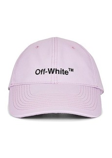 OFF-WHITE Helvetica Logo Baseball Hat