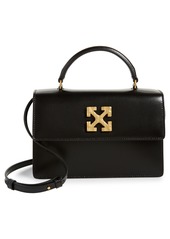 Off-White Jitney 1.4 Leather Top Handle Bag in Black at Nordstrom