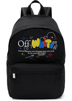 Off-White Kids Black Funny Backpack