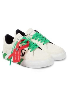 Off-White Kids Low Vulcanized leather sneakers