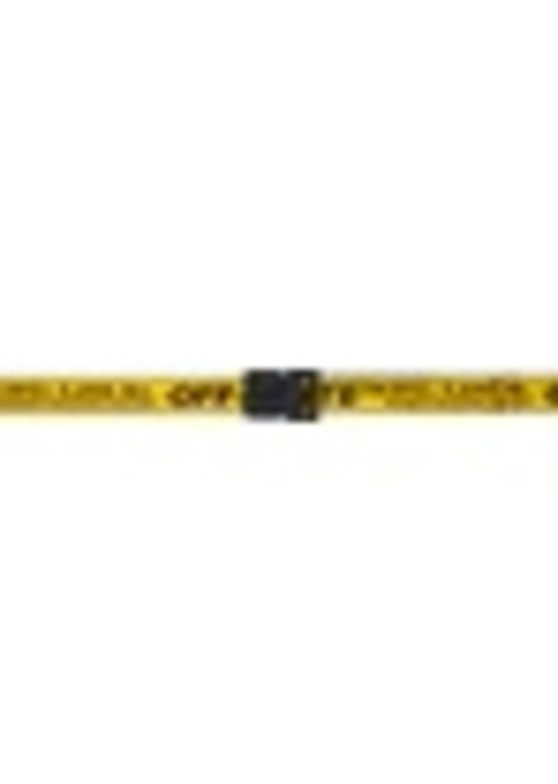 Off-White Kids Yellow Classic Industrial Belt