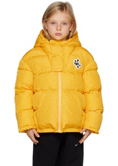 Off-White Kids Yellow Puffer Jacket