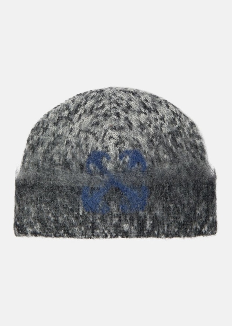 Off-White Label mohair-blend beanie