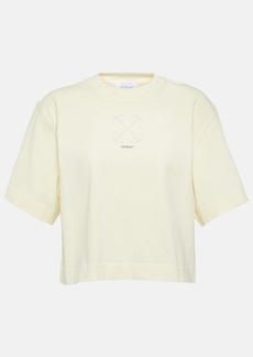 Off-White Logo embellished cotton T-shirt