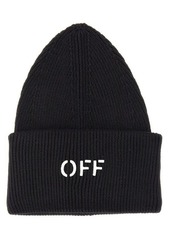OFF-WHITE LOOSE FIT KNIT HAT