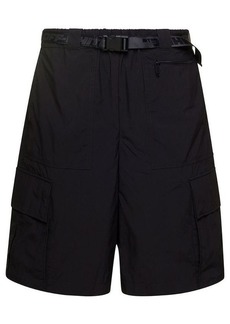 Off-White Off White Man's Indust Cargo Bermuda Shorts with Belt