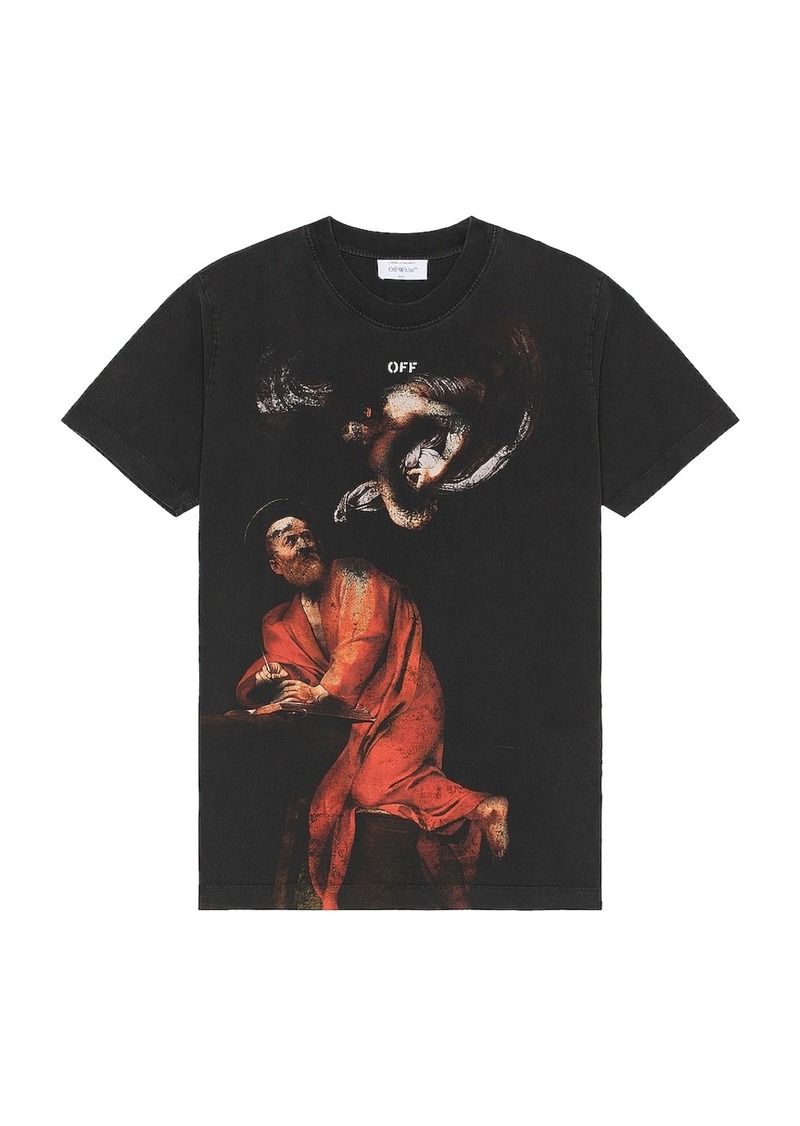 OFF-WHITE Matthew Slim Short Sleeve Tee