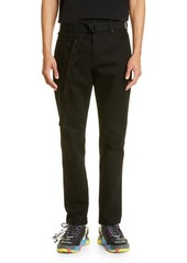 Off-White Men's Indust Belted Skinny Jeans