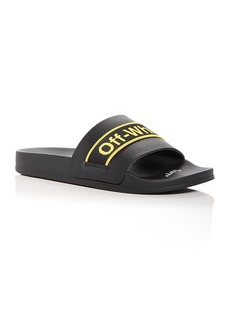 Off-White Men's Industrial Belt Logo Slide Sandals