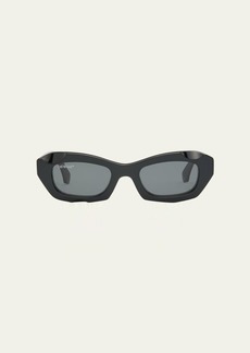 Off-White Men's Venezia Acetate Rectangle Sunglasses