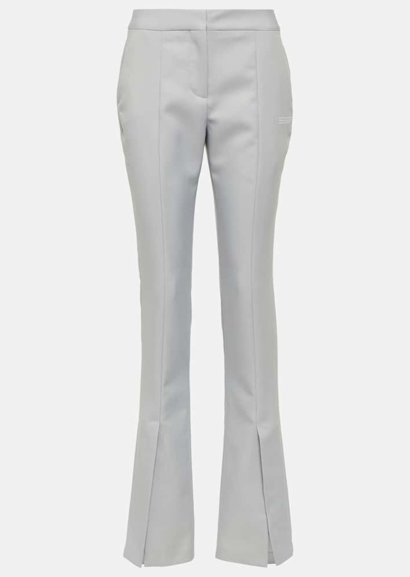 Off-White Mid-rise technical flared pants