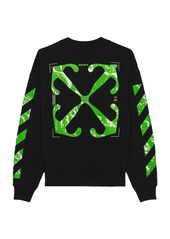 OFF-WHITE Moon Cam Arrow Skate Crewneck